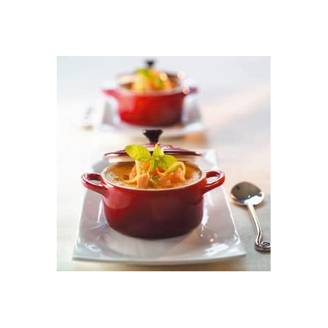 Le Creuset Mini-Cocotte Ronde en Céramique, 250 ml, Nectar - LA 4ème OFFERTE