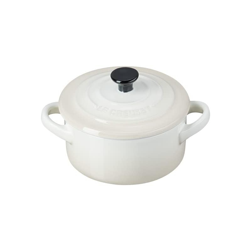 Le Creuset Mini-Cocotte Ronde en Céramique, 250 ml, Meringue - LA 4ème OFFERTE