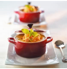 Le Creuset Mini-Cocotte Ronde en Céramique, 250 ml, Meringue - LA 4ème OFFERTE