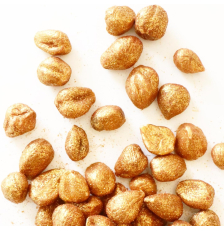 Noisettes entières enrobées d’or alimentaire 50 g, sachet refermable - ScrapCooking