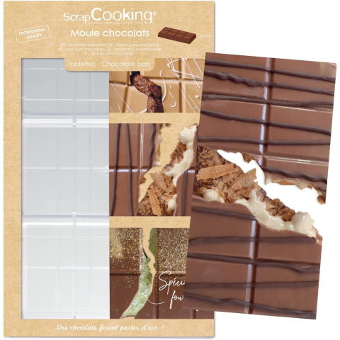 Moule chocolat 3 tablettes...