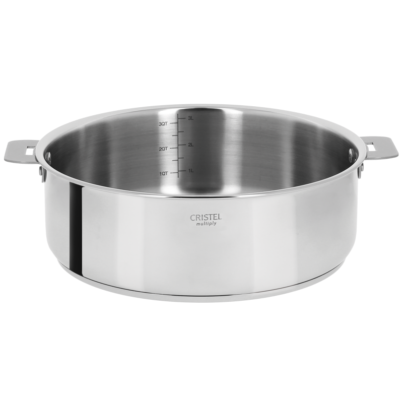 Sauteuse inox Casteline Multiply amovible 28cm - Cristel
