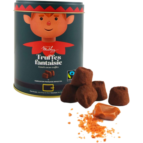 Truffes au chocolat noir...