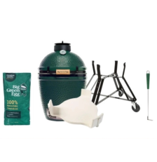 Pack Kamado Big Green Egg L avec panier conveggtor, racloir, sach de charbon et allume feu