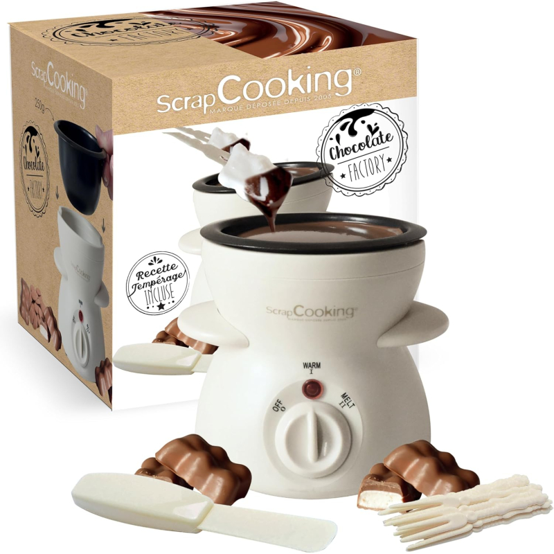 Appareil à fondue chocolat électrique 250 g - ScrapCooking