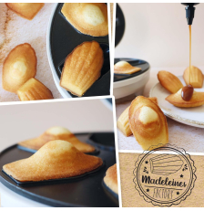 Appareil à madeleines antiadhésif blanc - ScrapCooking