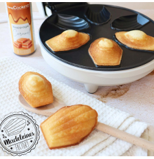 Appareil à madeleines antiadhésif blanc - ScrapCooking