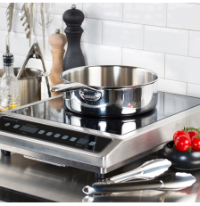 Sauteuse en acier inox 18/10 28 cm 5,5L Castel'Pro - Cristel