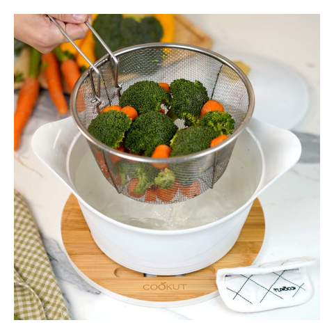 Panier cuisson et friture inox pour Cocotte 28cm - Cookut