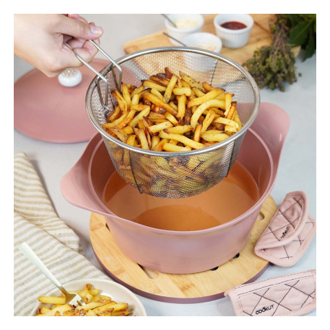 Panier cuisson et friture inox pour Cocotte 28cm - Cookut