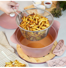 Panier cuisson et friture inox pour Cocotte 28cm - Cookut