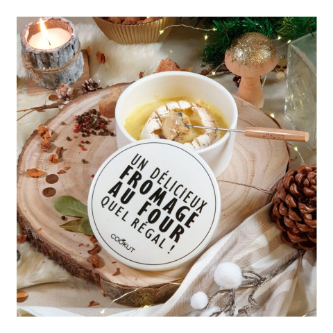 Coffret fondue aux fromage rouge - Cookut