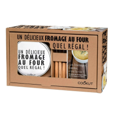 Coffret fondue aux fromage rouge - Cookut