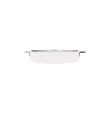 La Merveilleuse poêle en acier inox amovible, blanche 28cm – Cookut
