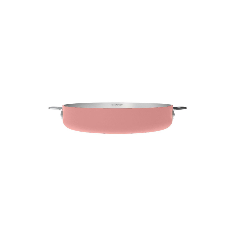 La Merveilleuse poêle en acier inox amovible rose, 24cm – Cookut