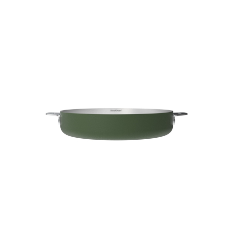 La Merveilleuse poêle en acier inox amovible, rouge 28cm – Cookut