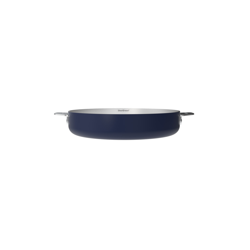 La Merveilleuse poêle en acier inox amovible, bleu 24cm – Cookut