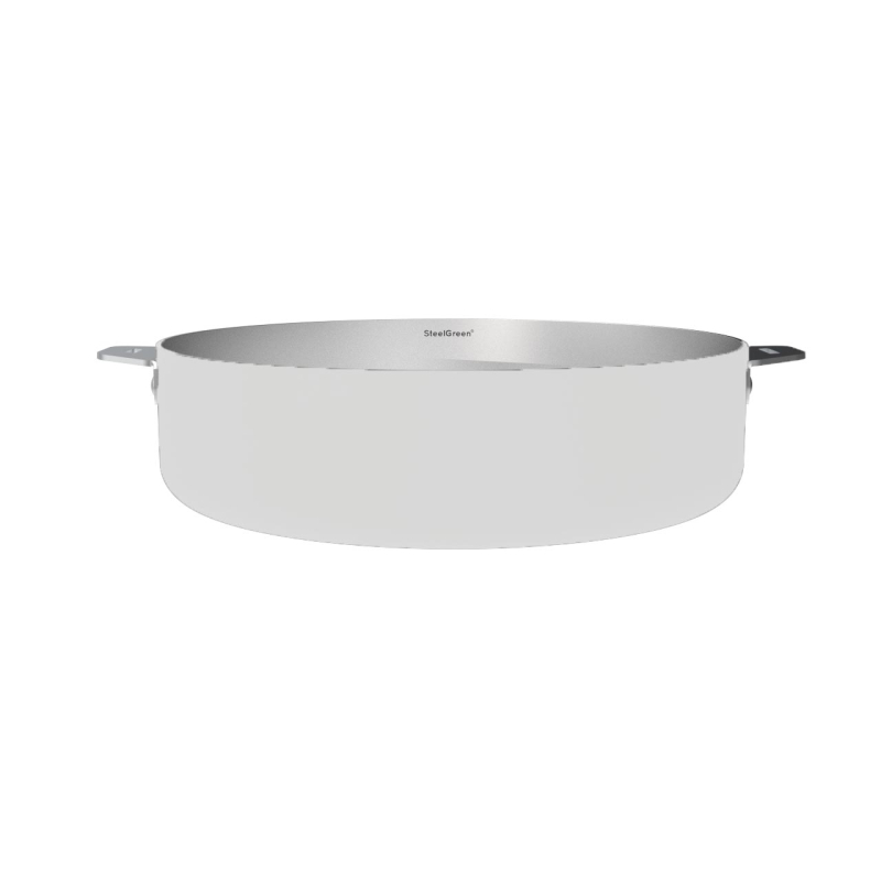 La Merveilleuse Sauteuse inox 28 cm amovible blanche 4.5L - Cookut