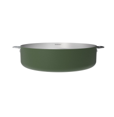 La Merveilleuse Sauteuse inox 28 cm amovible verte 4.5L - Cookut