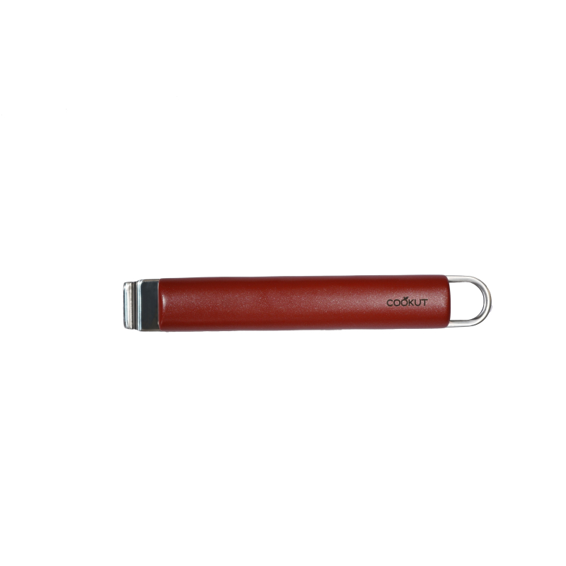 Poignée rouge "La Merveilleuse" pour casserole, poêle et sauteuse - Cookut