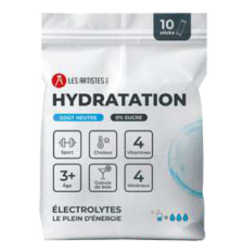 Sachet 10 sticks nature hydratation électrolytes - Les Artistes
