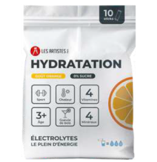 Sachet 10 sticks nature hydratation électrolytes - Les Artistes