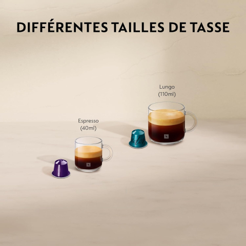 De'Longhi Nespresso Pixie EN127.S - Machine à café à capsules, aluminium et plastique, Silver, 1 L