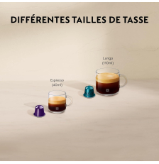 De'Longhi Nespresso Pixie EN127.S - Machine à café à capsules, aluminium et plastique, Silver, 1 L