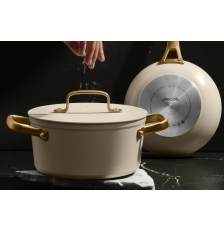 Faitout antiadhésif Céramique Samoa Iconic noir 24cm - Arcos