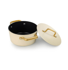Faitout antiadhésif Céramique Samoa Iconic noir 24cm - Arcos