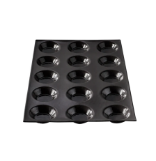 Moule à mini tartelettes x15 en silicone et tricot de verre anti-adhérent - Flexipan