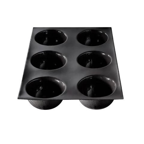 Moule à mini tartelettes x15 en silicone et tricot de verre anti-adhérent - Flexipan