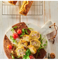 Moule à mini tartelettes x15 en silicone et tricot de verre anti-adhérent - Flexipan