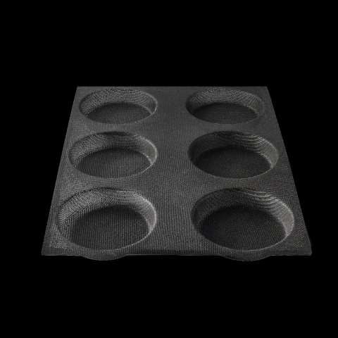 Moule à mini tartelettes x15 en silicone et tricot de verre anti-adhérent - Flexipan