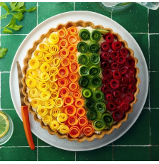 Moule à tarte en silicone et tricot de verre anti-adhérent - Flexipan