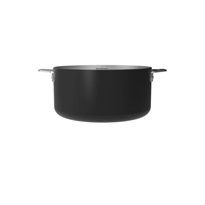 La Merveilleuse casserole noire en acier inox amovible 20cm - Cookut