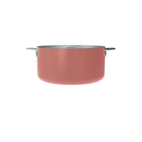 La Merveilleuse casserole rouge en acier inox amovible 20cm - Cookut