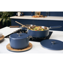 La Merveilleuse casserole rouge en acier inox amovible 16cm - Cookut