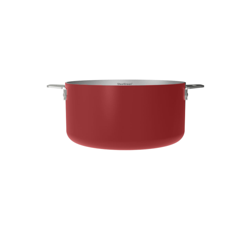 La Merveilleuse casserole rouge en acier inox amovible 16cm - Cookut