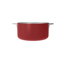 La Merveilleuse casserole rouge en acier inox amovible 16cm - Cookut