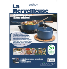 Couvercle en acier inox vert 16cm "La Merveilleuse" – Cookut
