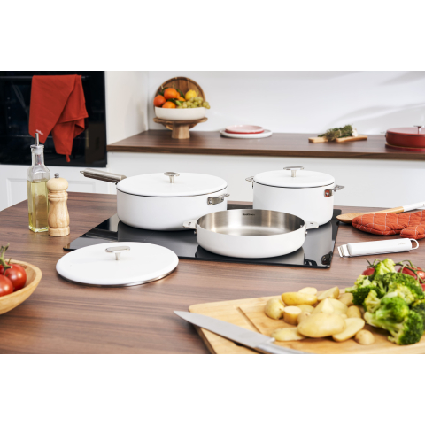 Couvercle en acier inox rose 24cm "La Merveilleuse" – Cookut