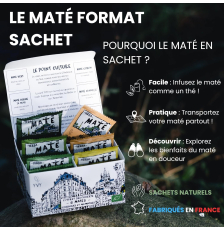Coffret dégustation yerba maté bio, 6 mélanges, 42 sachets - YVY
