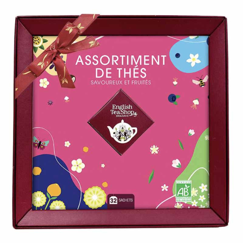 Coffret thés bio 32 sachets...