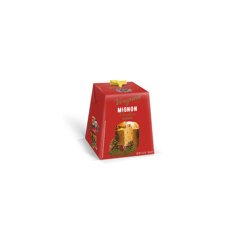 Panettone mini traditionnel 100 g, colis de 12 – Vergani