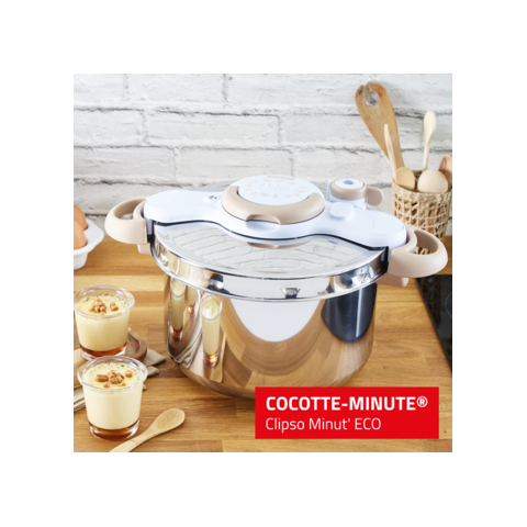 Autocuiseur 4,5 L inox 18/10 Clipso Minut Eco Respect - Seb