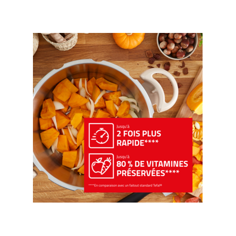 Autocuiseur 4,5 L inox 18/10 Clipso Minut Eco Respect - Seb