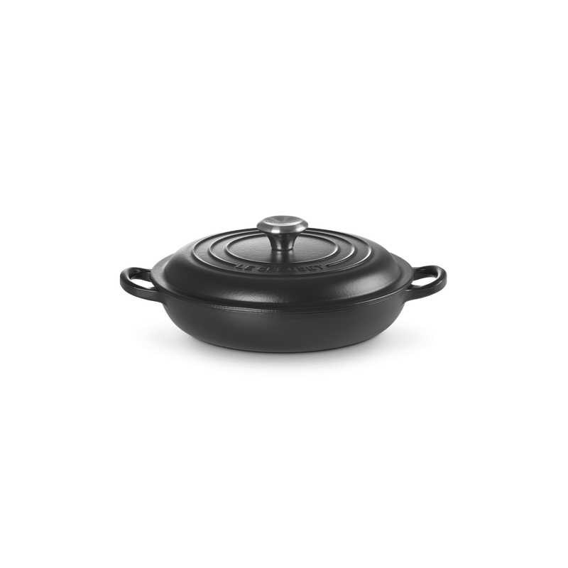 Faitout en Fonte Émaillée Noir mat 30cm - Le creuset