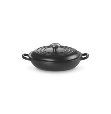 Faitout en Fonte Émaillée Noir mat 30cm - Le creuset