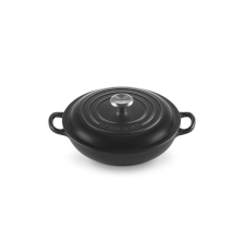 Faitout en Fonte Émaillée Noir mat 30cm - Le creuset